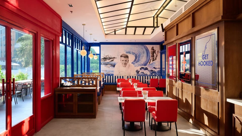 Photo by Gordon Ramsay Fish & Chips interior